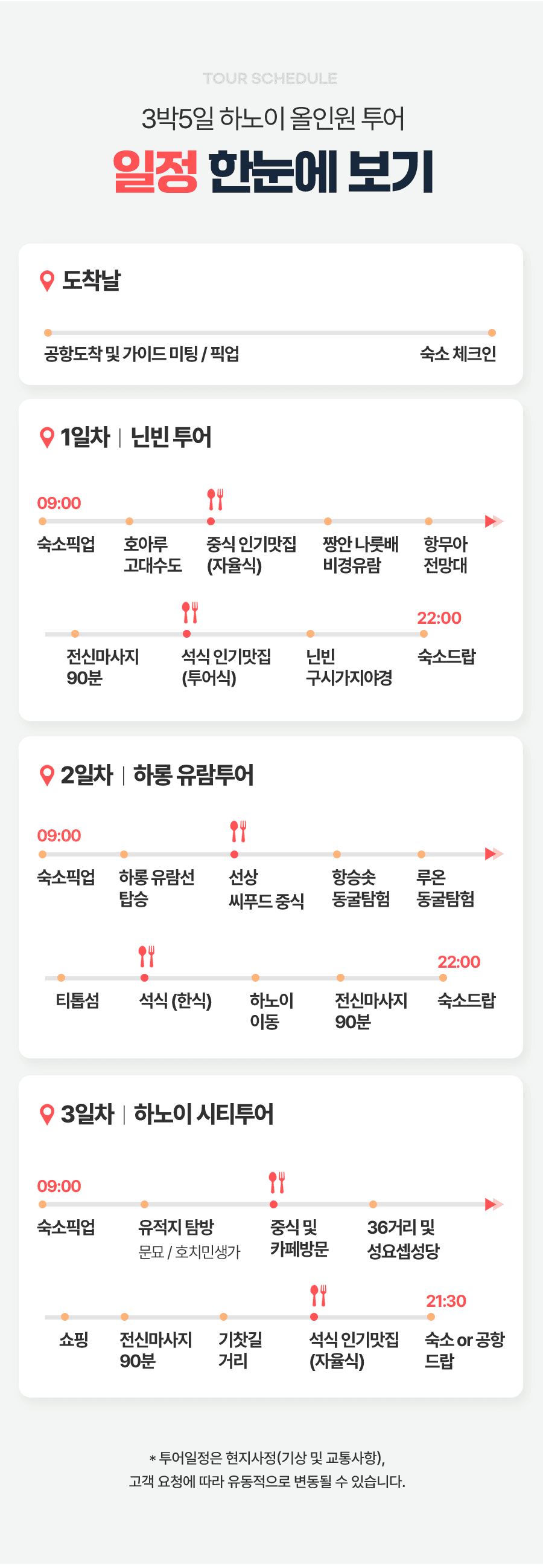 [3박5일] 하롱베이 패밀리 투어