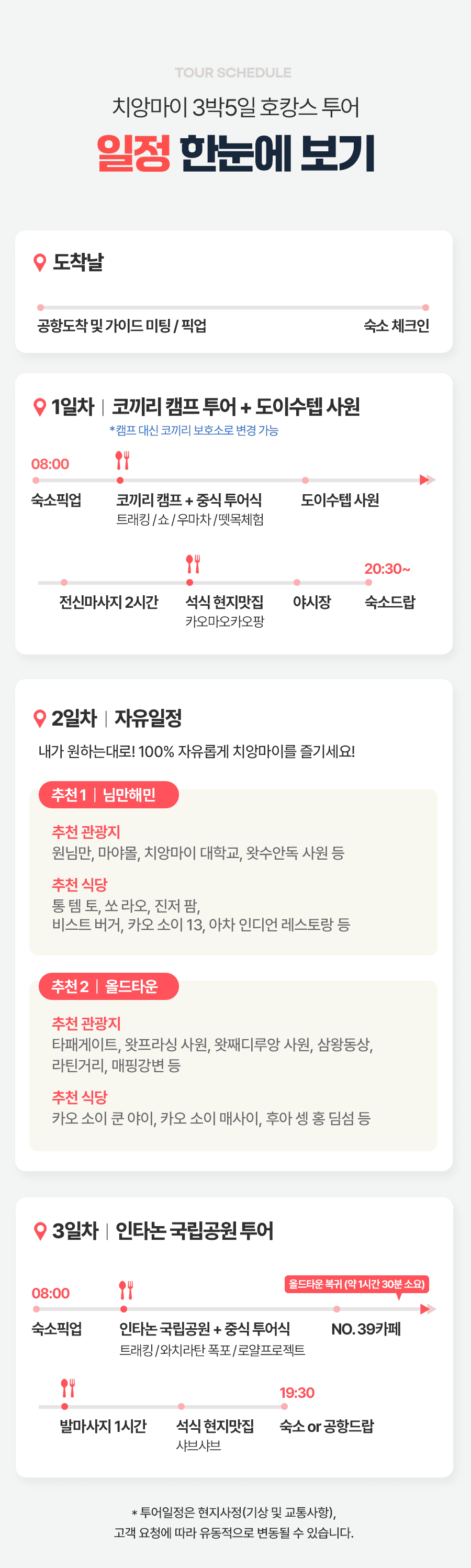 [3박5일] 치앙마이 호캉스투어