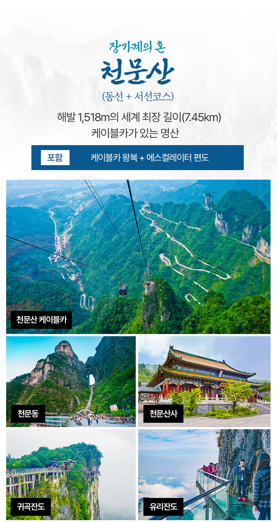 [3박4일] 장가계 핵심코스