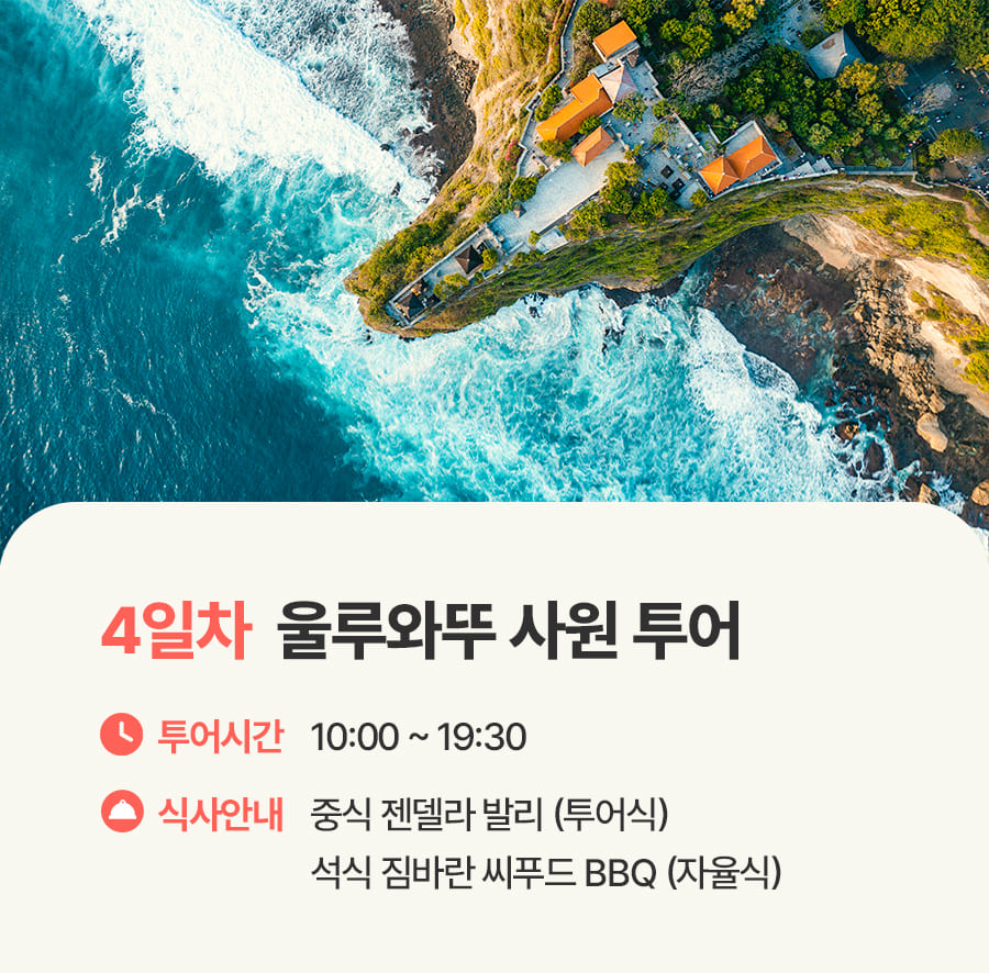 [4박6일] 발리 패밀리 투어