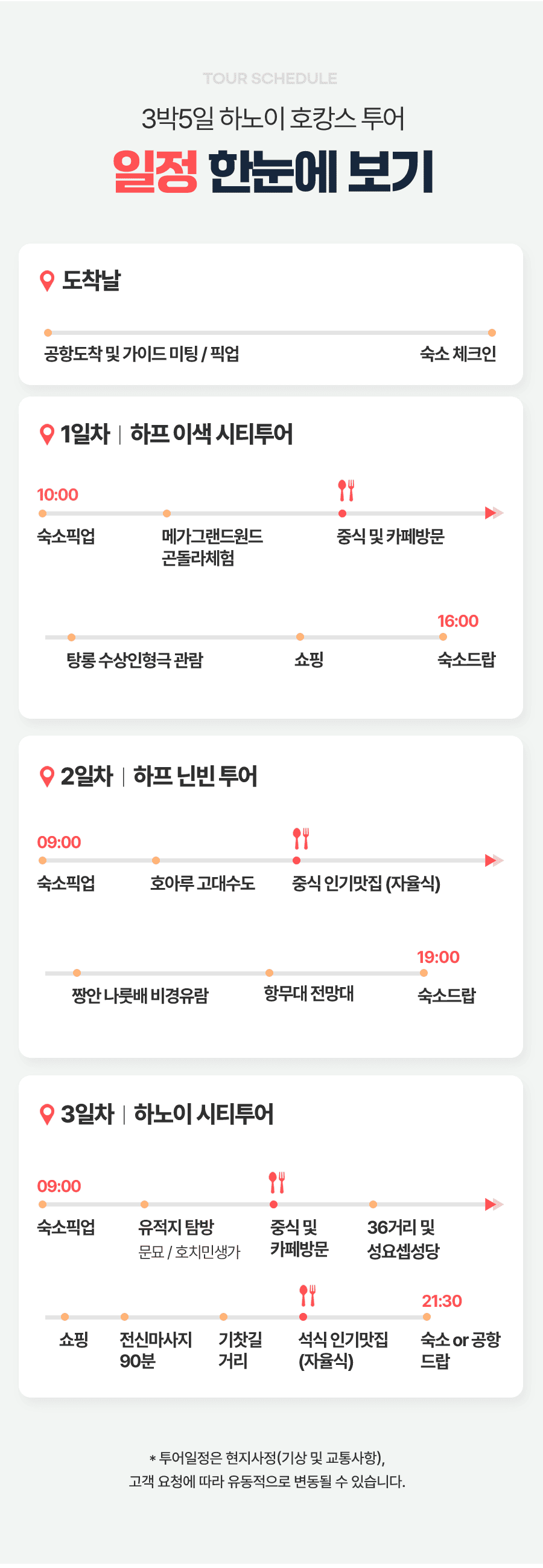 [3박5일] 하롱베이 패밀리 투어