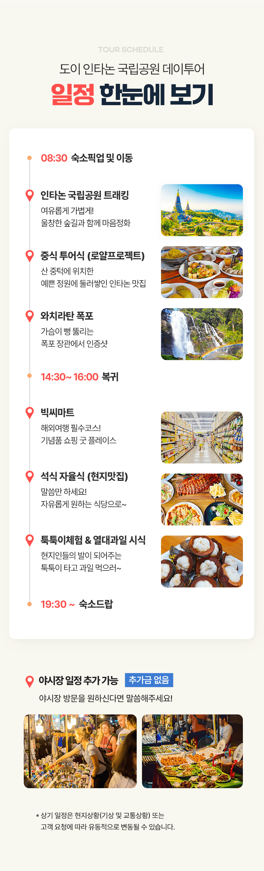[1일] 치앙마이 인타논 국립공원