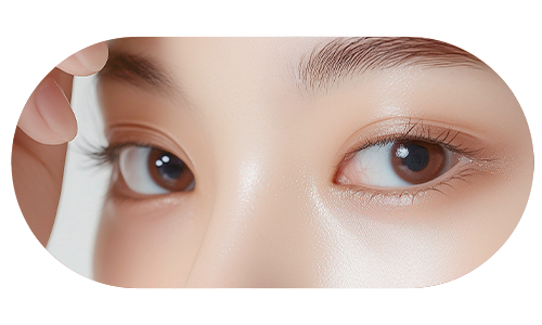 눈을 클로즈업한 사진