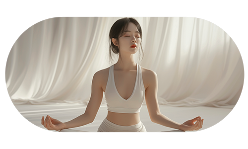 명상 중인 여성