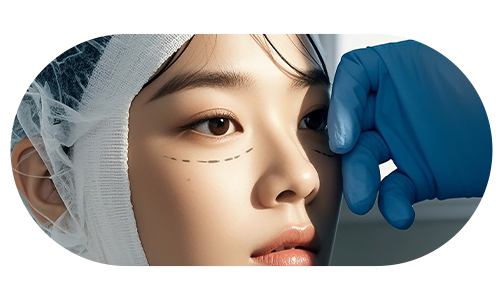 눈수술을 받는 사람