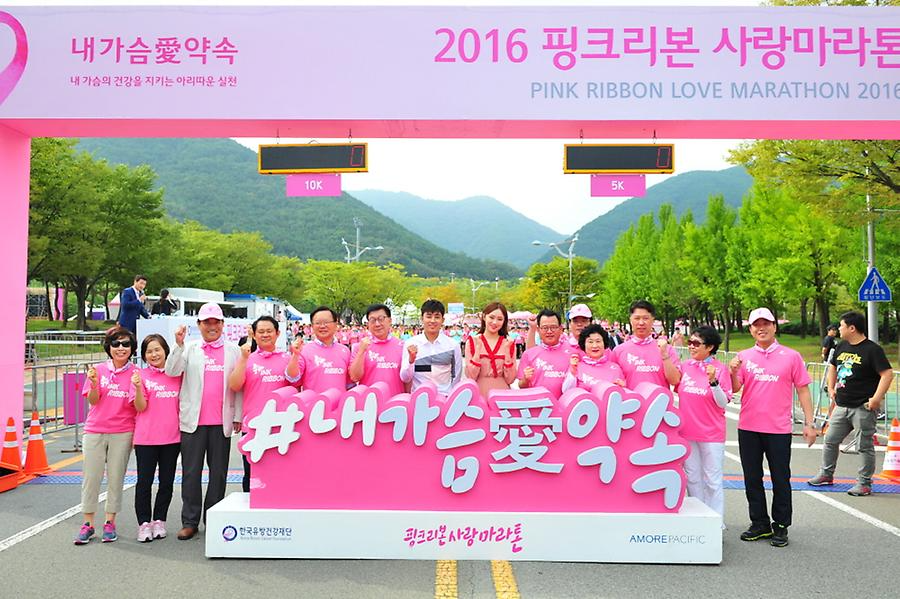 2016 핑크리본 사랑마라톤 대구대회