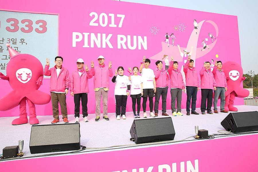 2017핑크런 마라톤 대전대회