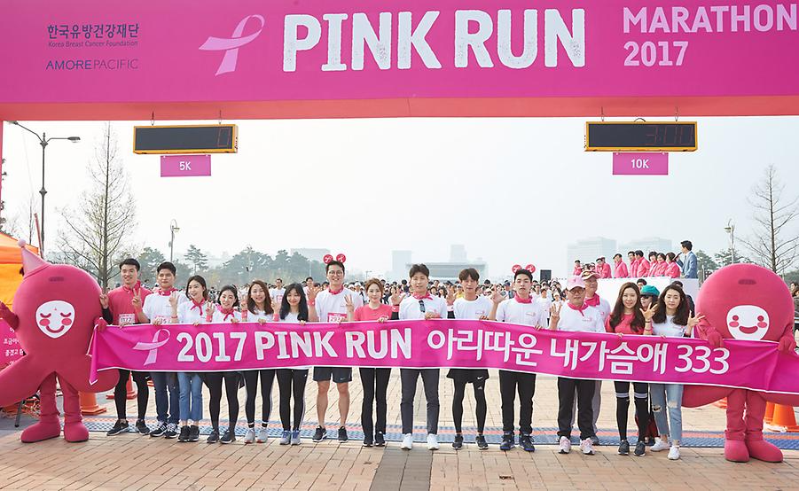 2017핑크런 마라톤 대전대회