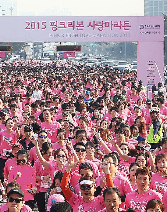 2015 핑크리본사랑마라톤 서울대회