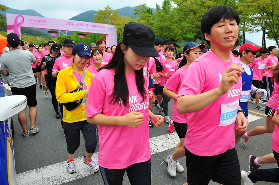 2016 핑크리본 사랑마라톤 대구대회