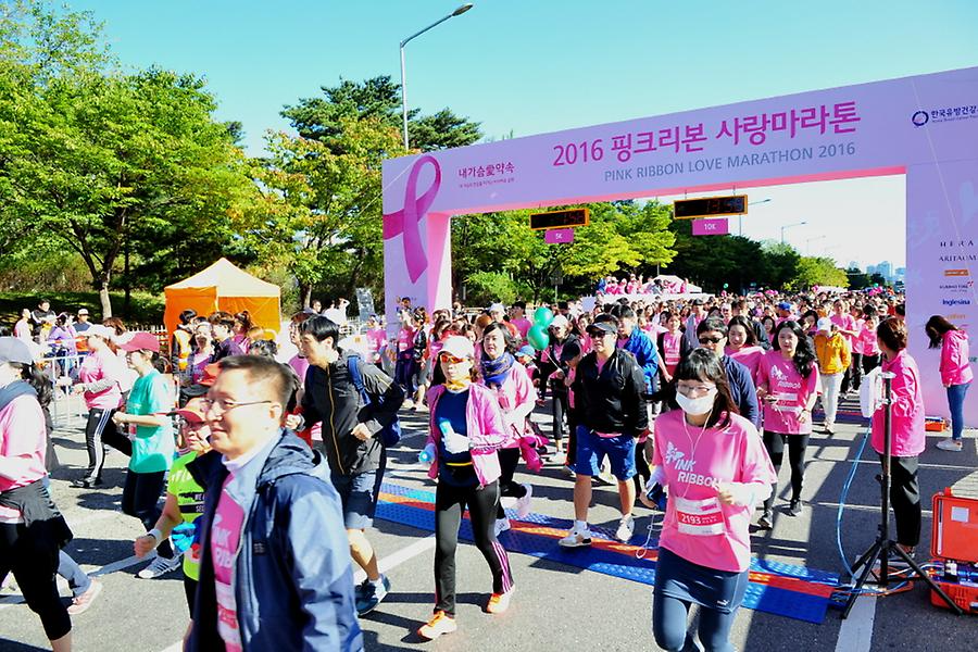 2016핑크리본 사랑마라톤 서울대회