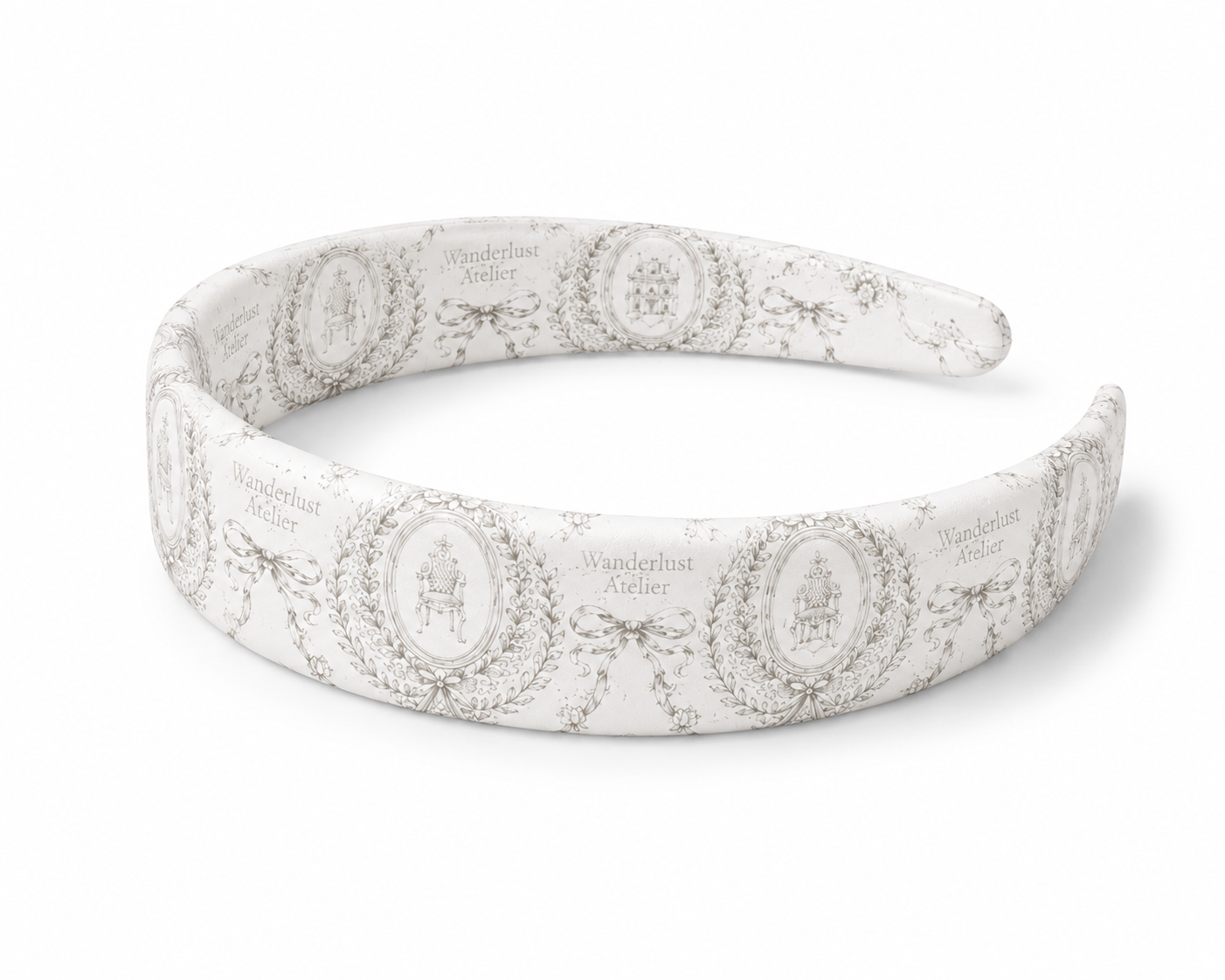 Atelier Padded Head Band - ivory