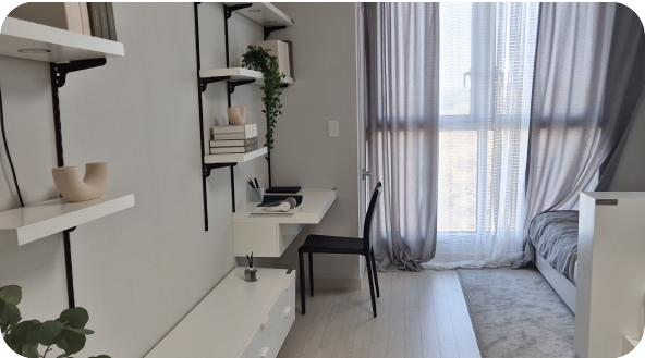 1인 생활공간부터 스터디룸까지