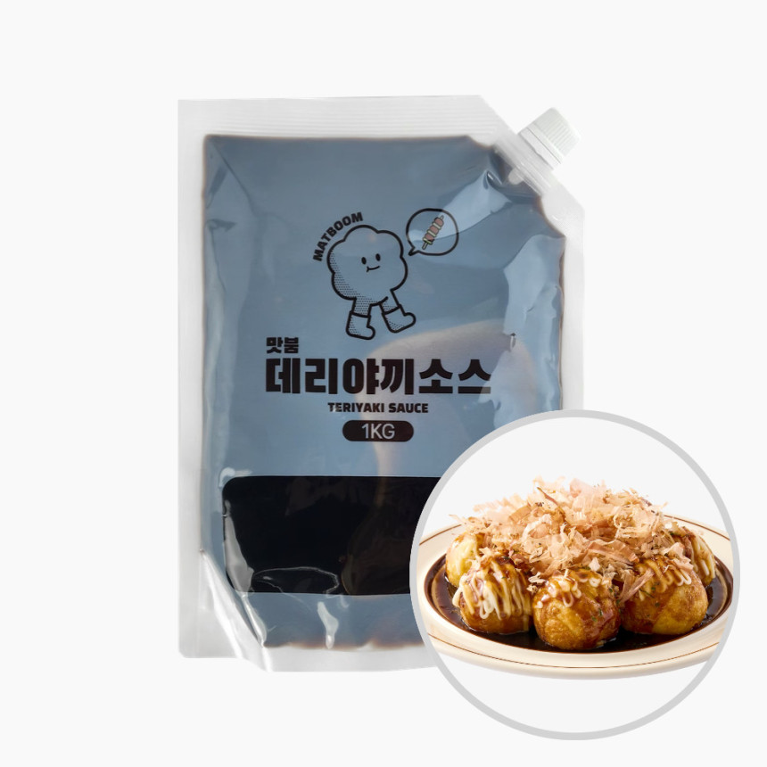 맛붐 데리야끼소스 타코야끼소스 1kg, 10개