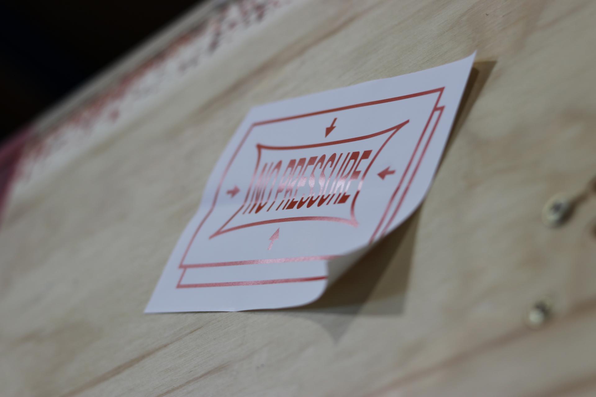 STICKER [NO PRESSURE]