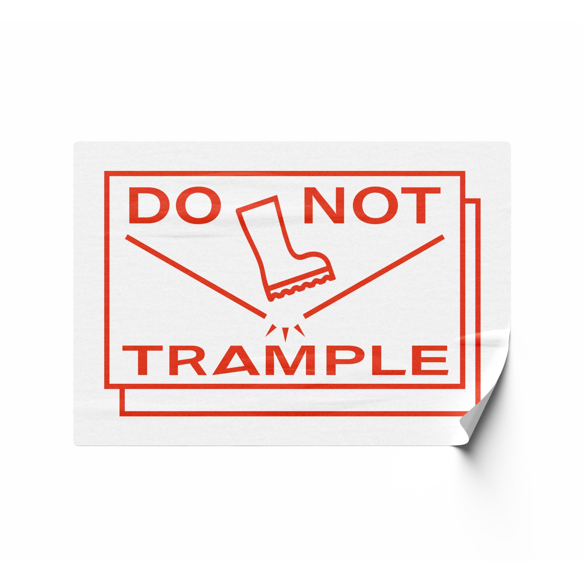 STICKER [DO NOT TRAMPLE]