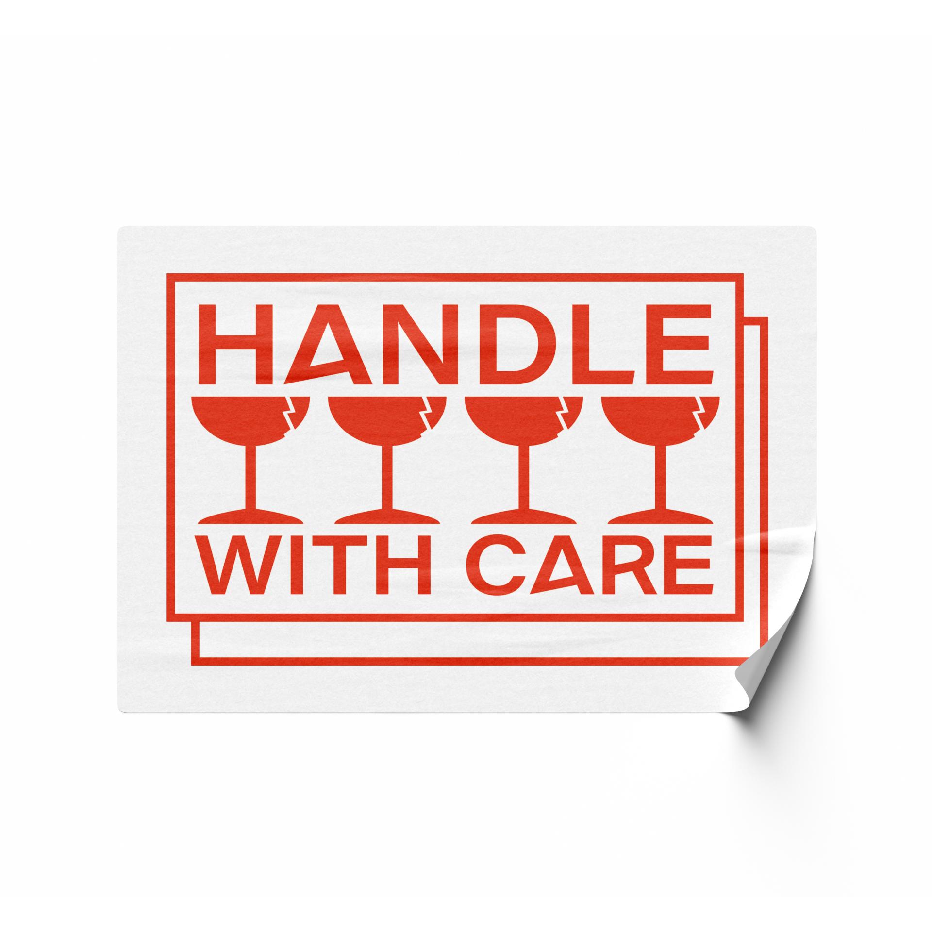 STICKER [HANDLE WITH CARE]