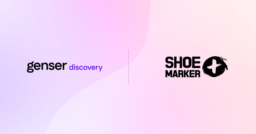 genser Discovery와 SHOEMARKER+ 협업 로고 이미지