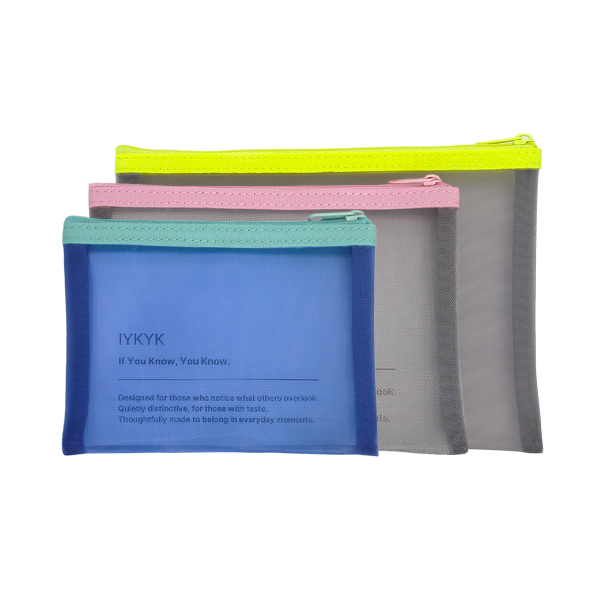 Color Mesh Travel Pouch