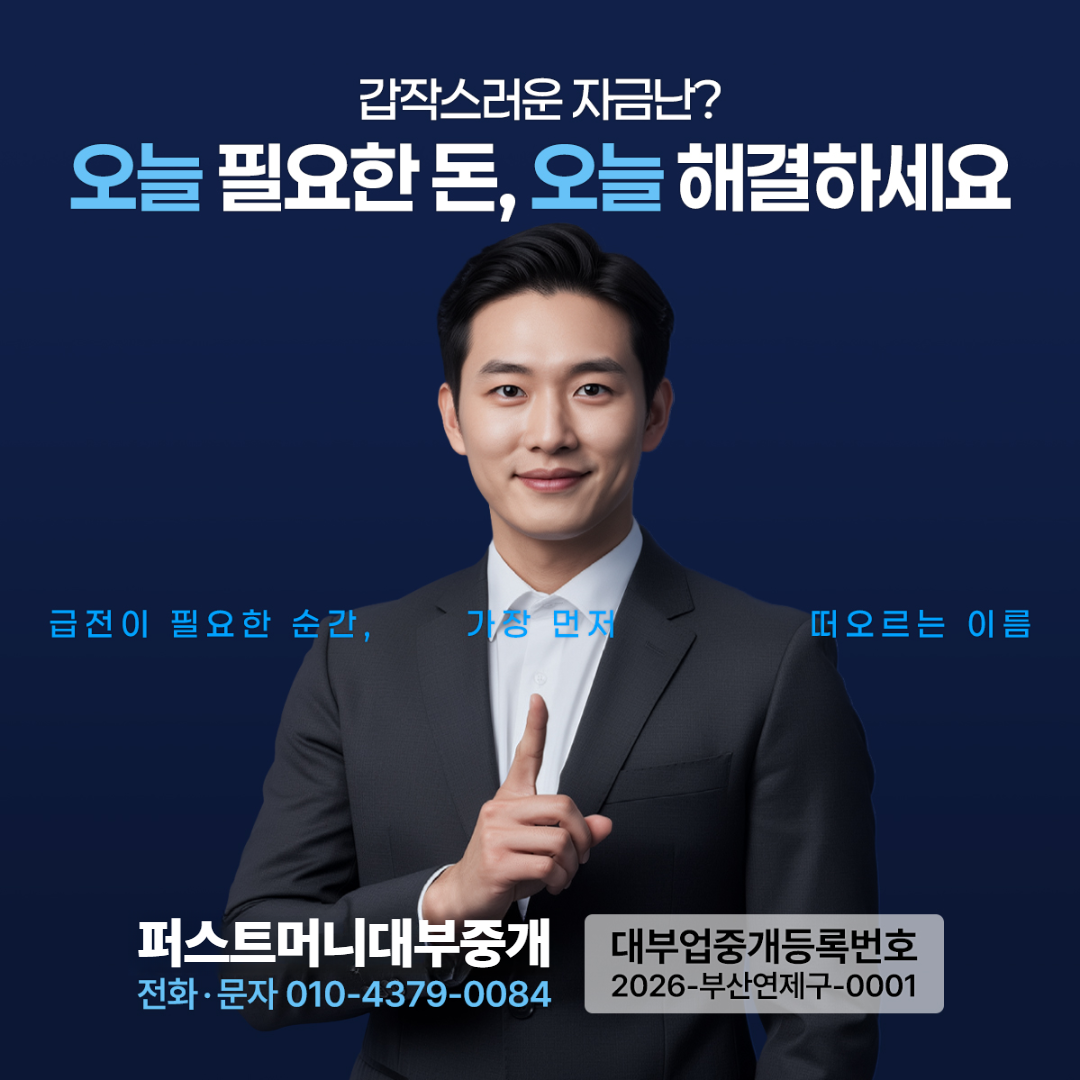 영도구 일수 대출 개념 설명