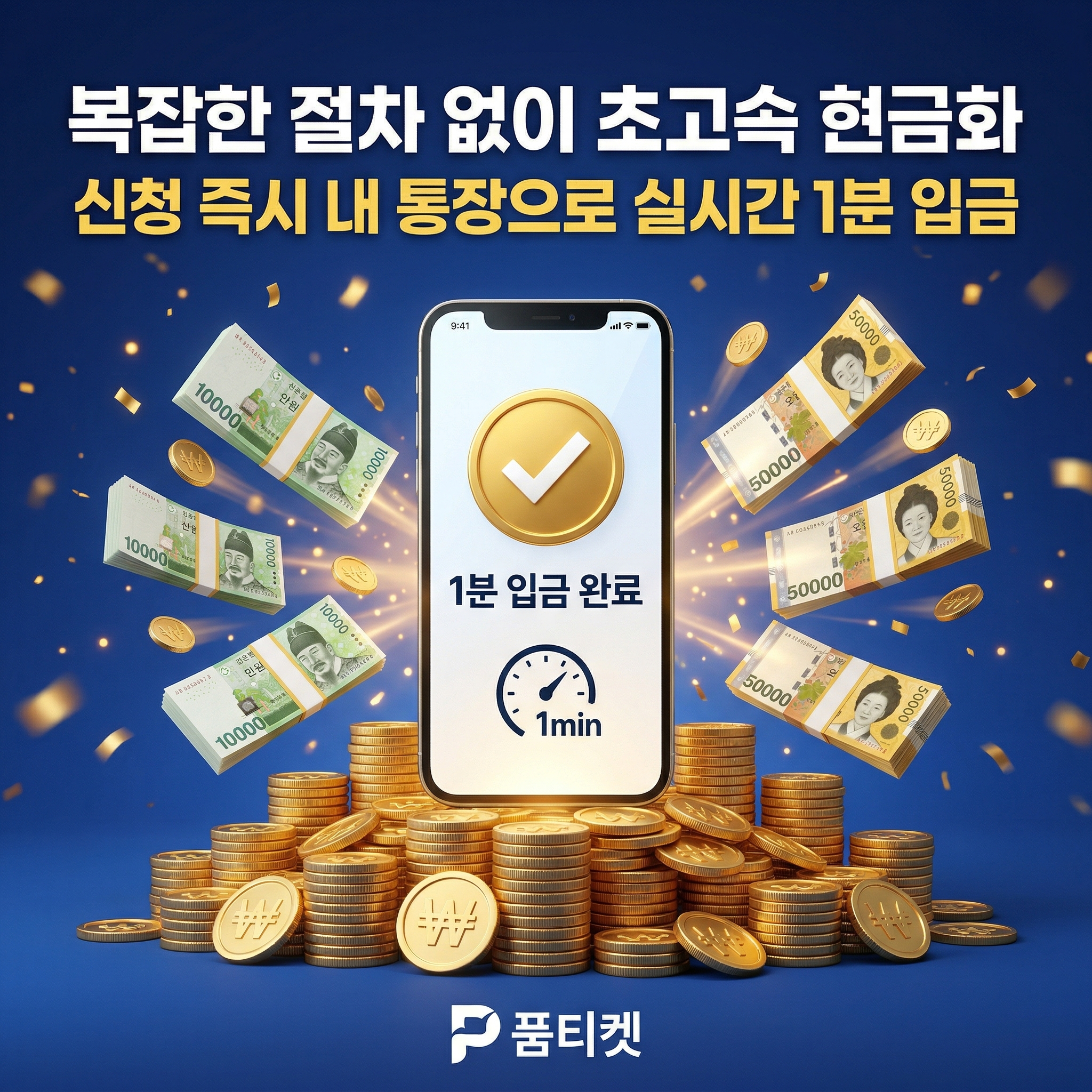 품티켓 정보이용료 합리적 수수료