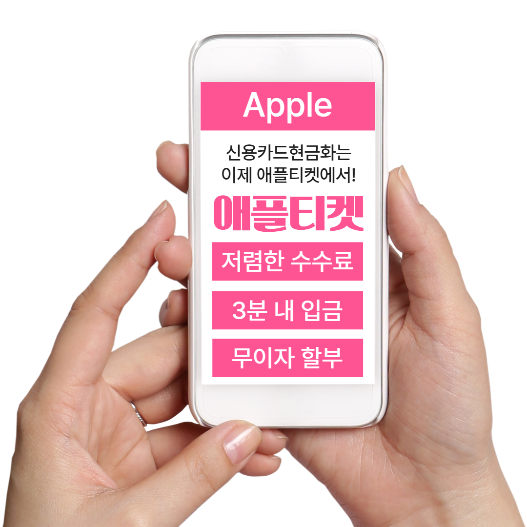 애플티켓 App1e 신용카드현금화 카드깡 추가 정보
