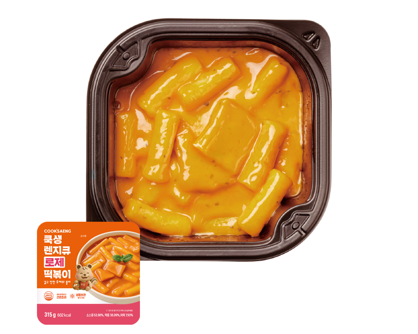 쿡생 간편한 렌지큐 로제떡볶이 315g
