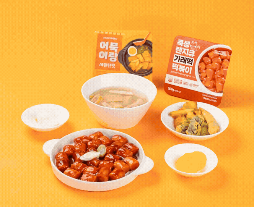 쿡생 간편 렌지큐 가래떡 떡볶이 360g