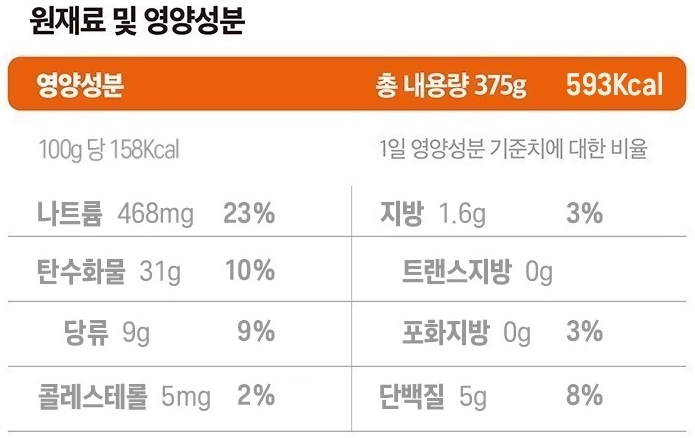 쿡생 간편한 렌지큐 국물떡볶이(순한맛) 375g
