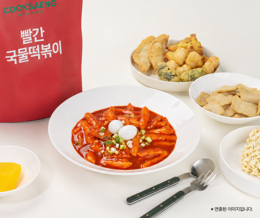 [1박스] 쿡생 빨간국물떡볶이 310gx30개