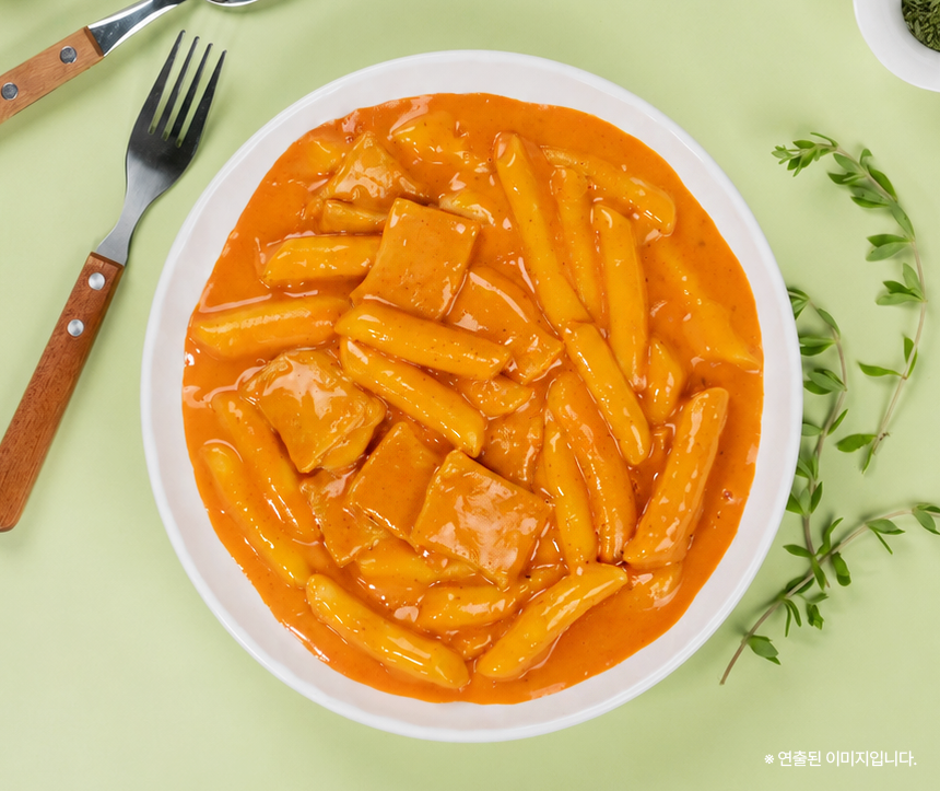 쿡생 로제떡볶이 620g(2회분)