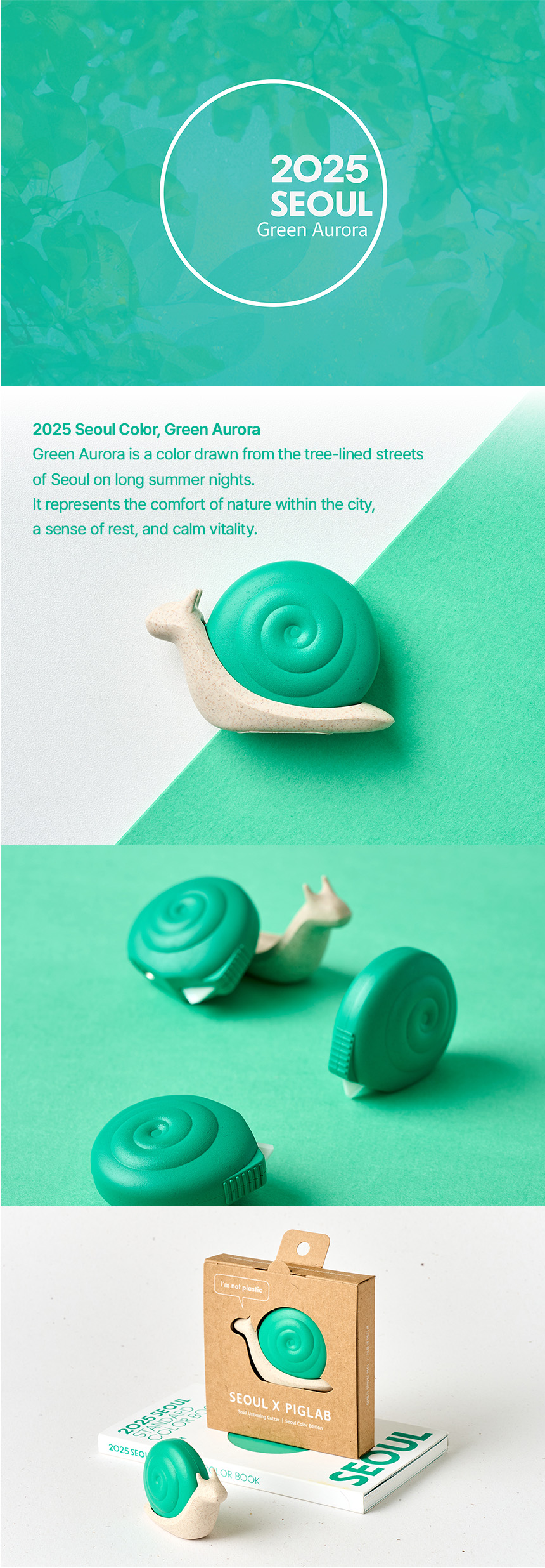 Snail Unboxing Cutter | Seoul Color Edition
