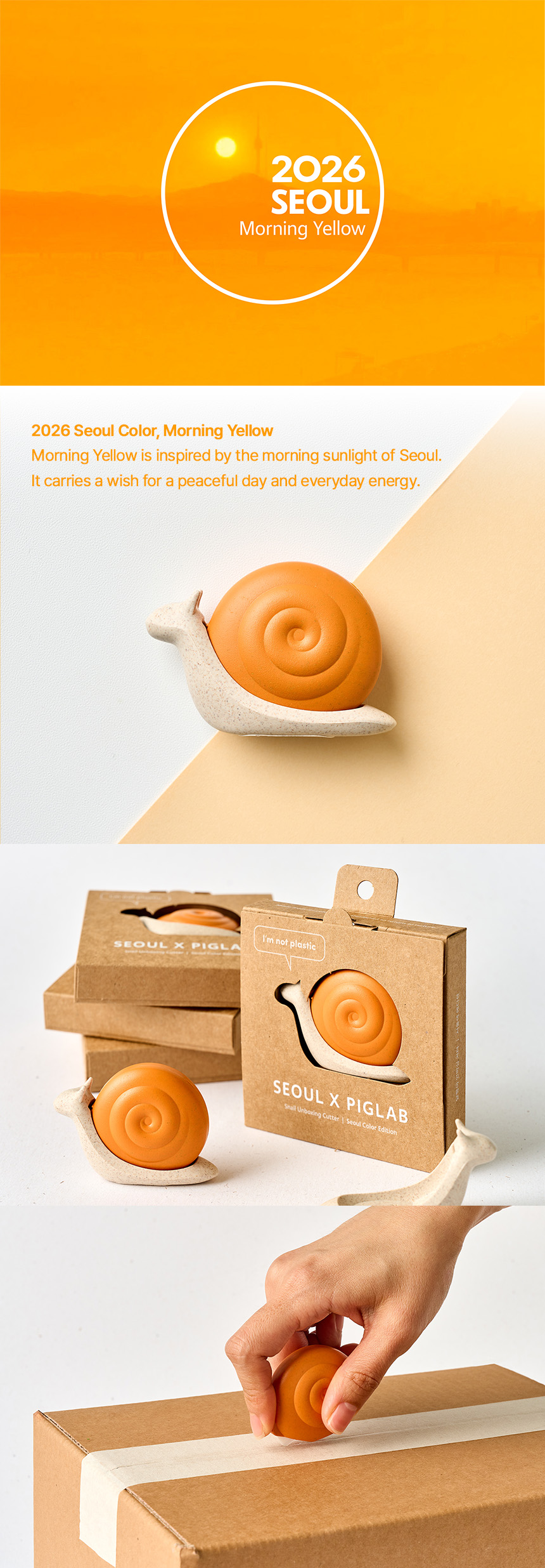 Snail Unboxing Cutter | Seoul Color Edition