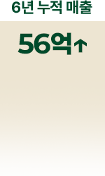 6년 누적 매출 56억