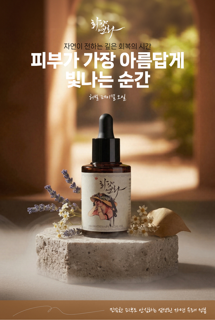 포레스트레이디 화양연화 허벌 페이셜 오일 30ml, 피부회복 깊은영양 스킨케어