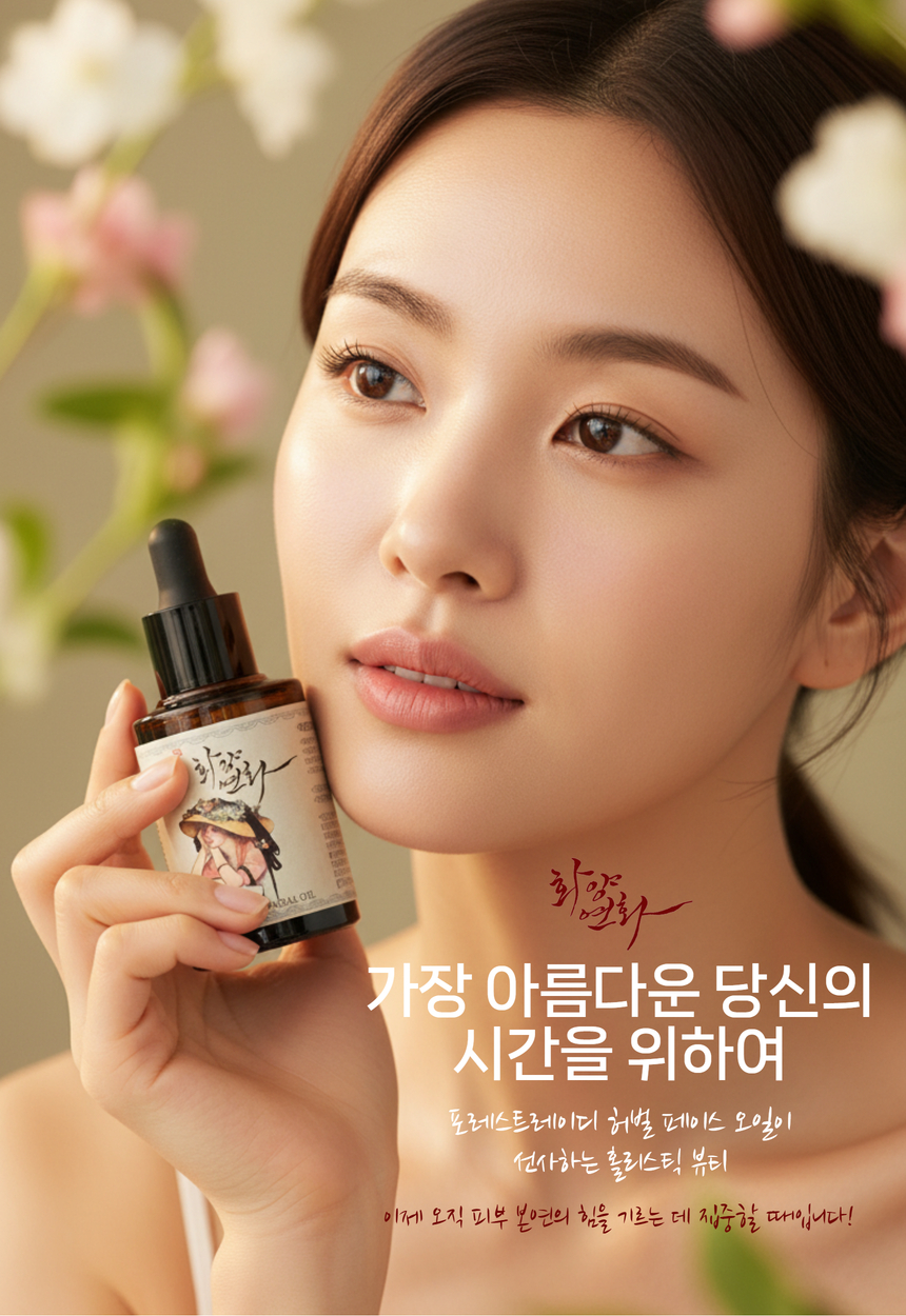 포레스트레이디 화양연화 허벌 페이셜 오일 30ml, 피부회복 깊은영양 스킨케어