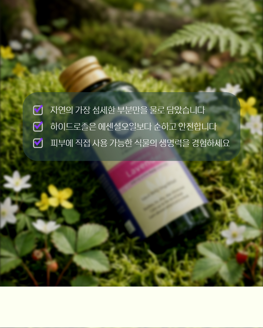 포레스트레이디 하이드로졸 100ml 5종