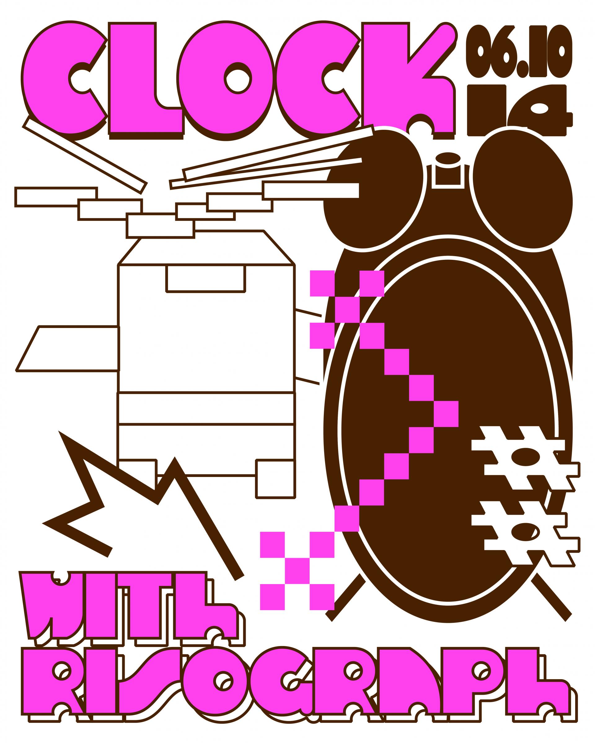 INVENTARIO 2026 x HWF.RISOCLUB Clock with Risograph Workshop