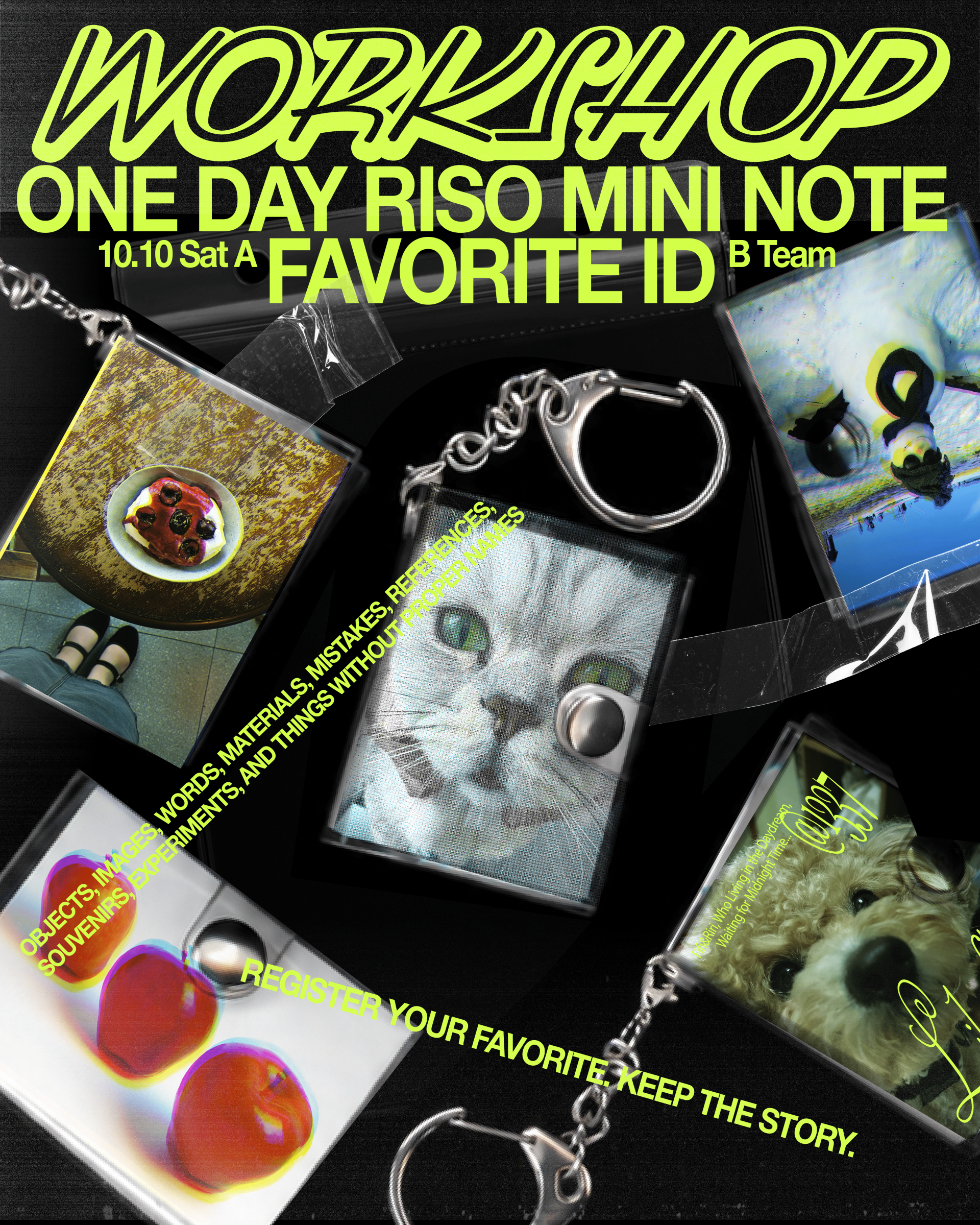 HOWDANGTANG Oneday Workshop [Favorite ID Note Keyring]