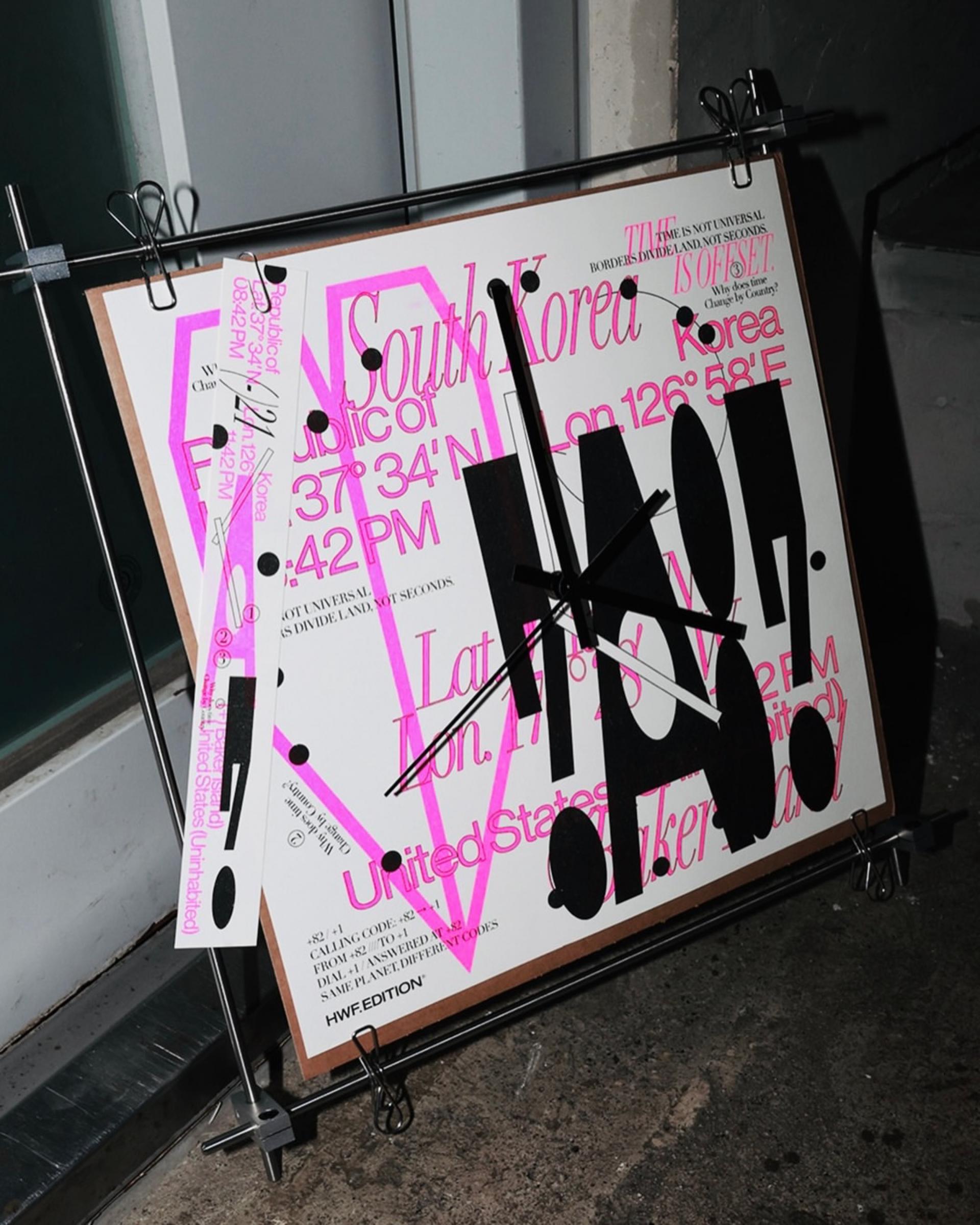 [Master] INVENTARIO 2026 x HWF.RISOCLUB Clock with Risograph Workshop