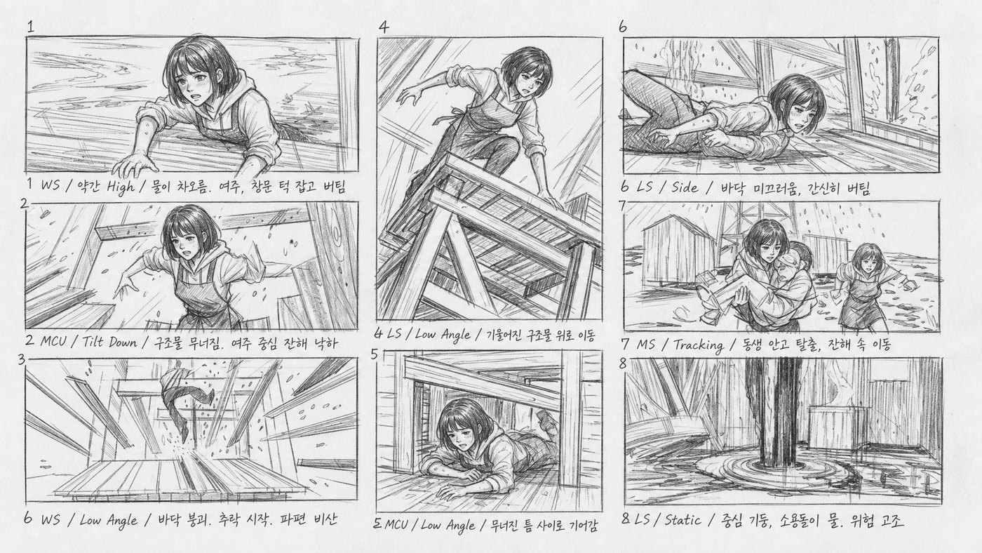 PART 2 5주차 스토리보드 스케치 이미지