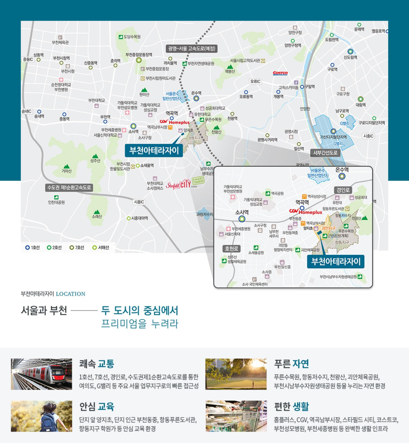 부천아테라자이 입지환경