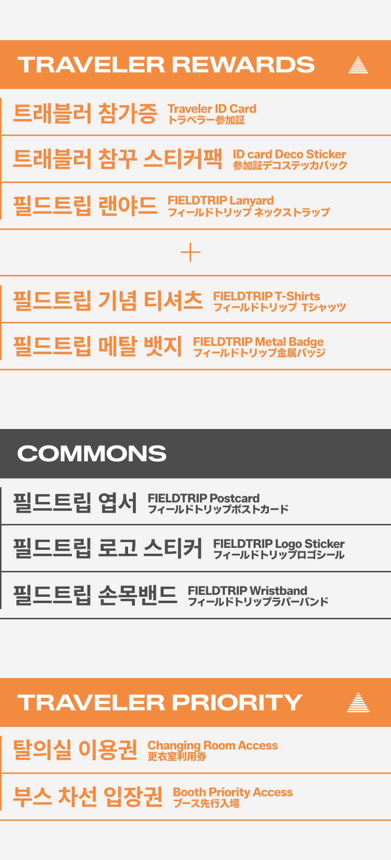 트래블러 (스폰서) 그룹 티켓