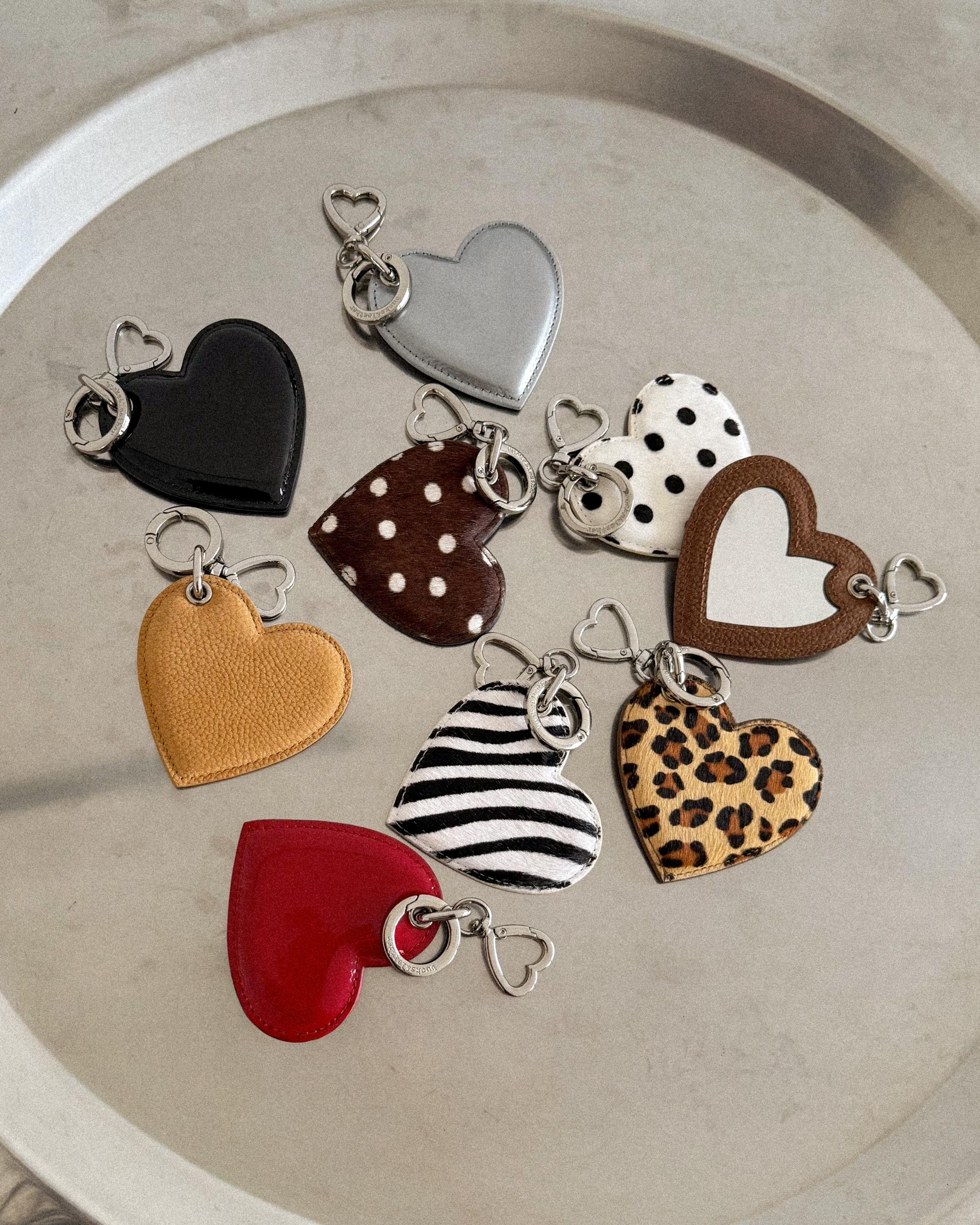 爱心镜子挂件 / Heart Mirror Keyring