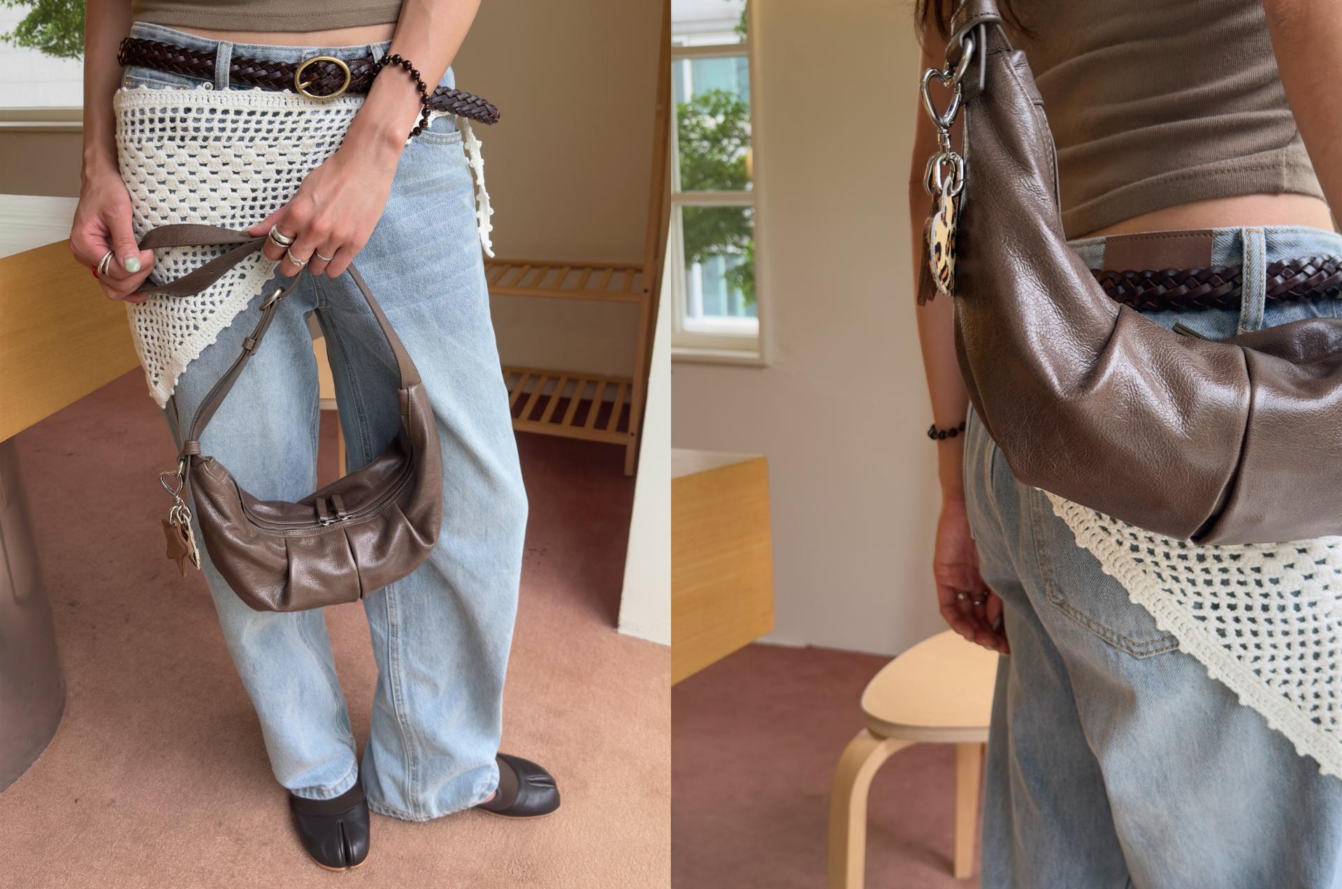 分身斜挎饺子包 / Cent Crossbody Bag