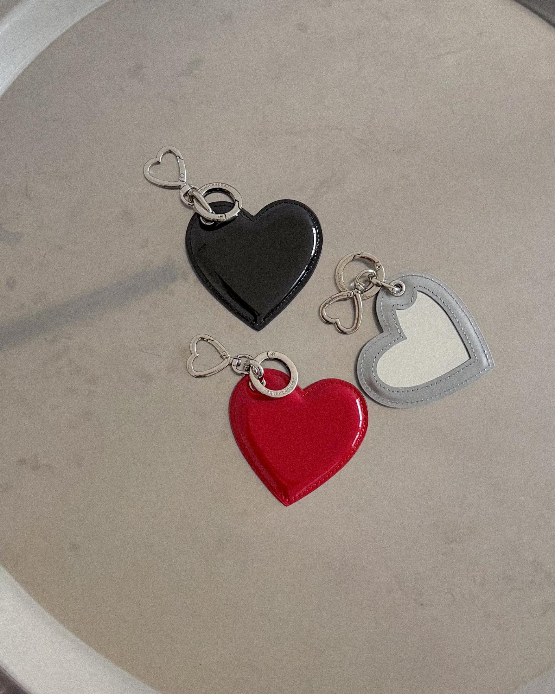 爱心镜子挂件 / Heart Mirror Keyring