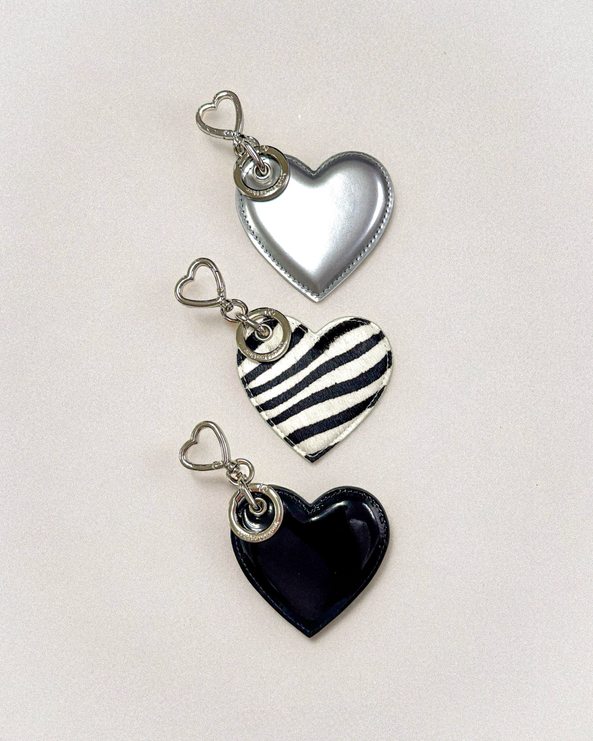 爱心镜子挂件 / Heart Mirror Keyring