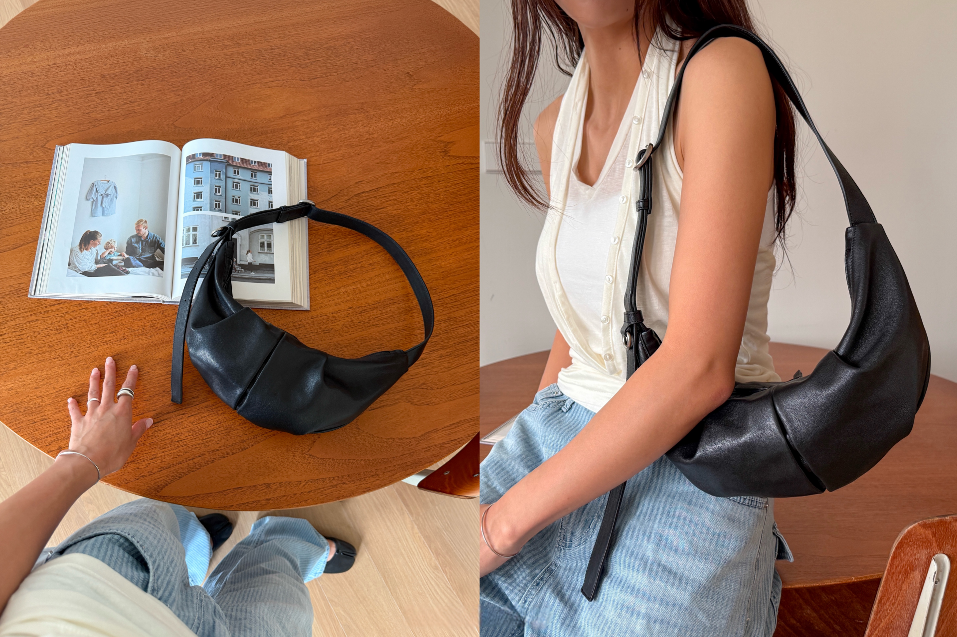 分身斜挎饺子包 / Cent Crossbody Bag