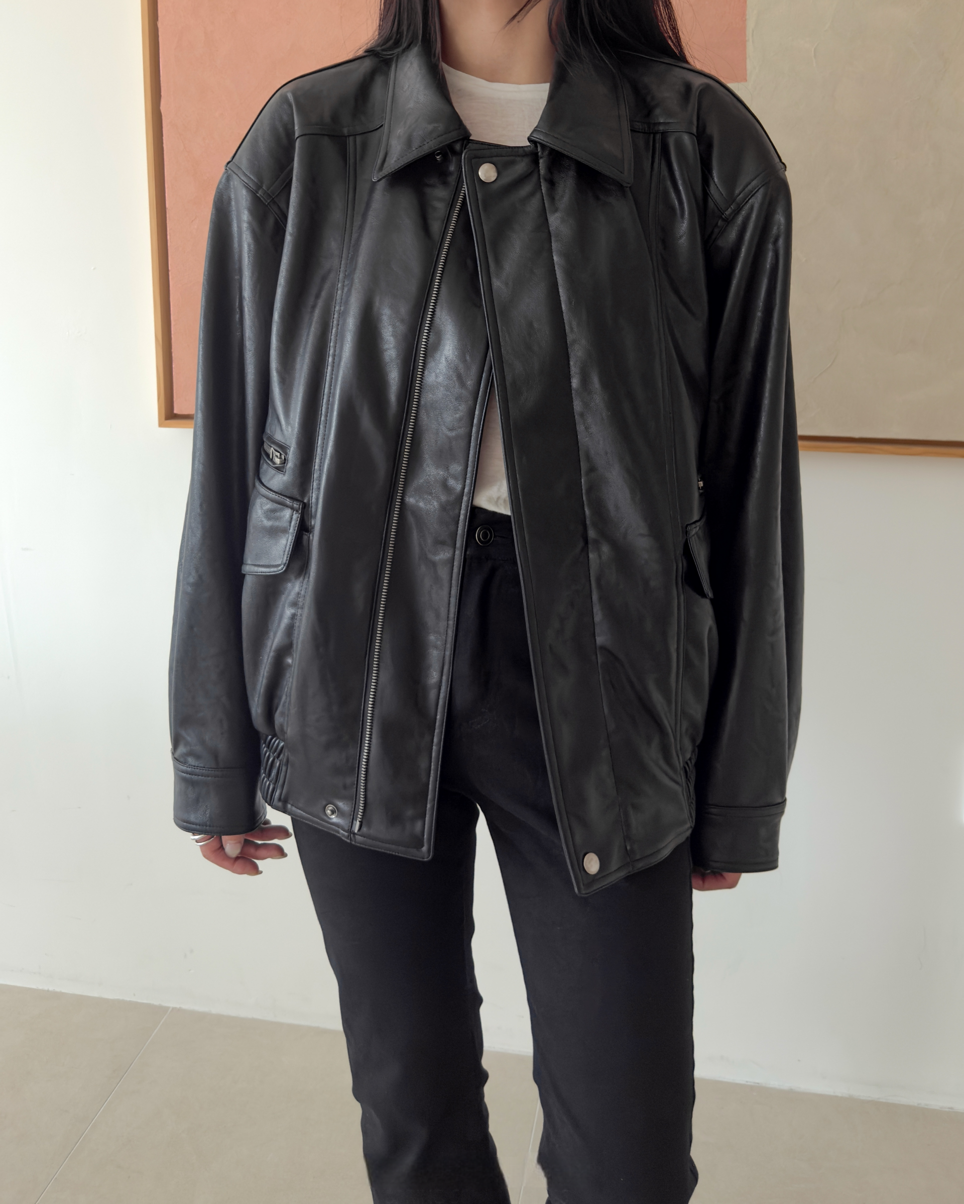 오버핏 보머 JK