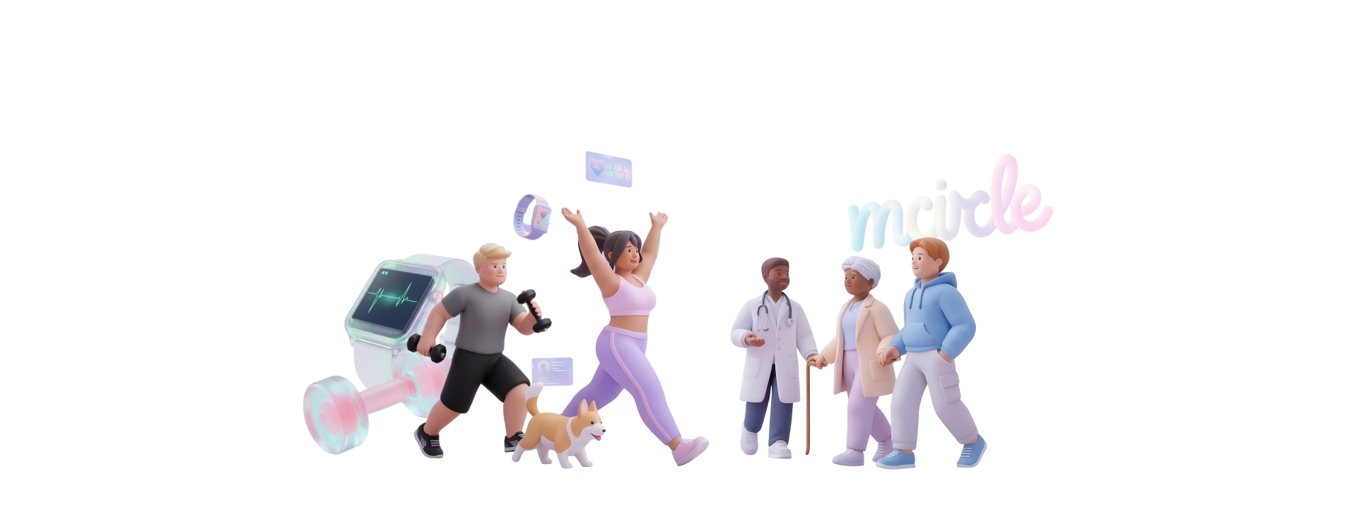 엠서클 인물 일러스트